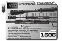 WTISJ66MLF   6'6" Medium Light Fast Spinning Rod  **TITANIUM SERIES**