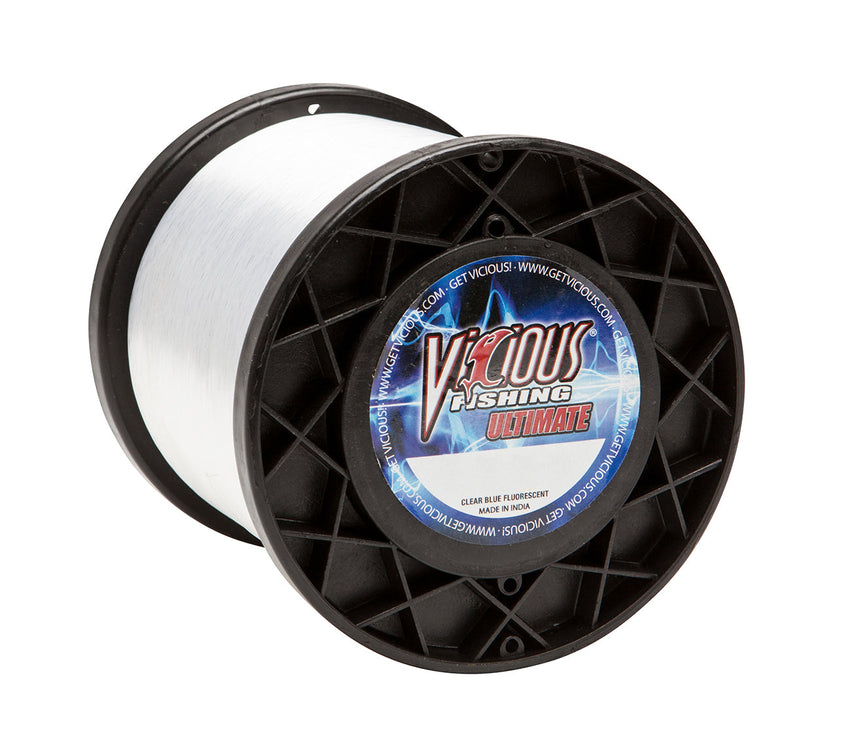 Vicious Ultimate Clear-Blue Fluorescent Mono - 6 Lb Test