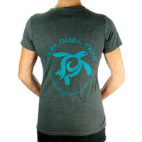 Woman´s T-Shirt - "It's an Ocean Thing" - Ocean Traveler Collection - Recycled Plastic & Cotton