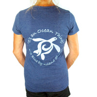 Woman´s T-Shirt - "It's an Ocean Thing" - Ocean Traveler Collection - Recycled Plastic & Cotton