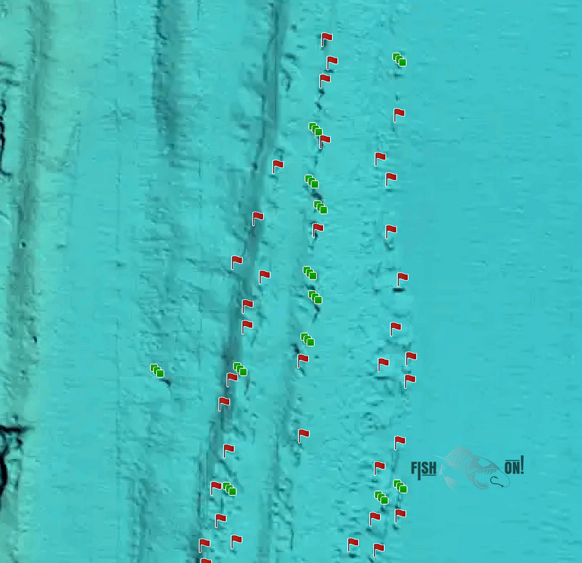 Palm Beach Fishing Spots - Nearshore Numbers