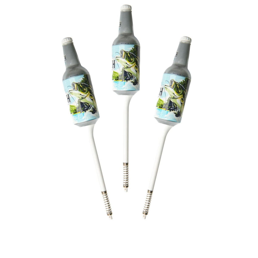3 pcs Busch Light Fishing Bobbers - Premium Fishing Tackle