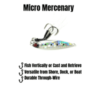 Submission Jigs - Micro Mercenary - Slow Pitch Jigs - 4 Packs