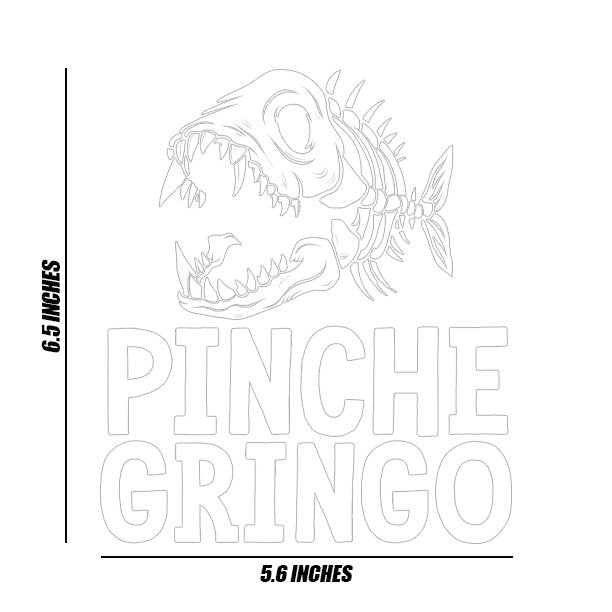 Pinche Gringo Bonefish Decal