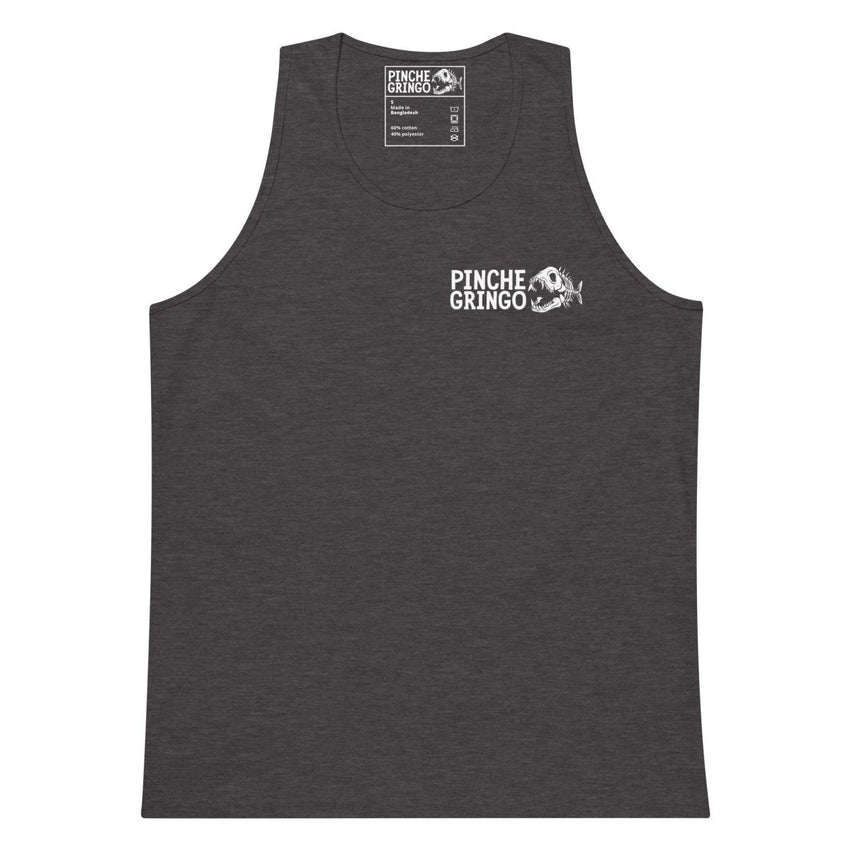 Pinche Gringo Fishing Crew Fishbone Logo Tank