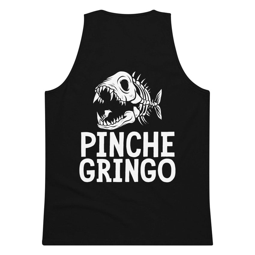 Pinche Gringo Fishing Crew Fishbone Logo Tank