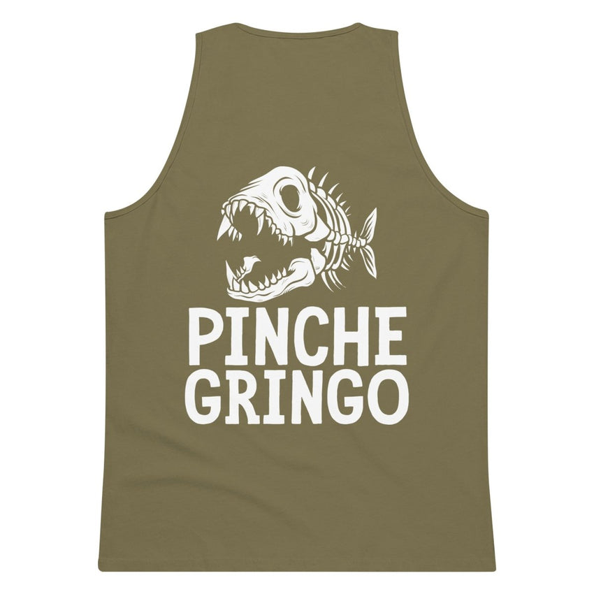 Pinche Gringo Fishing Crew Fishbone Logo Tank