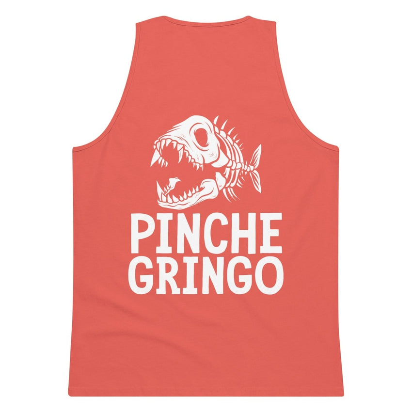 Pinche Gringo Fishing Crew Fishbone Logo Tank