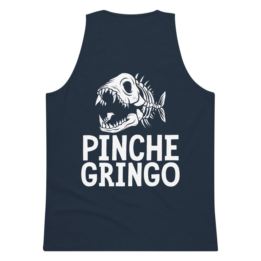 Pinche Gringo Fishing Crew Fishbone Logo Tank
