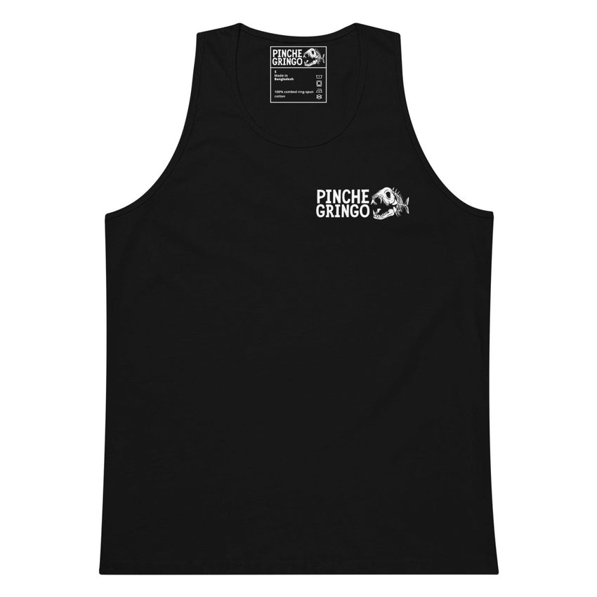 Pinche Gringo Fishing Crew Fishbone Logo Tank