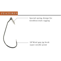 Reaction Tackle Swimbait Hooks (10 or 25-Packs)